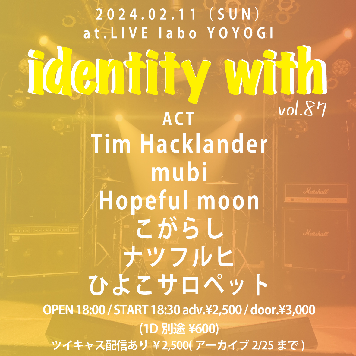 identity with vol.87